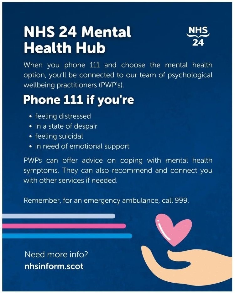 NHS mental health support